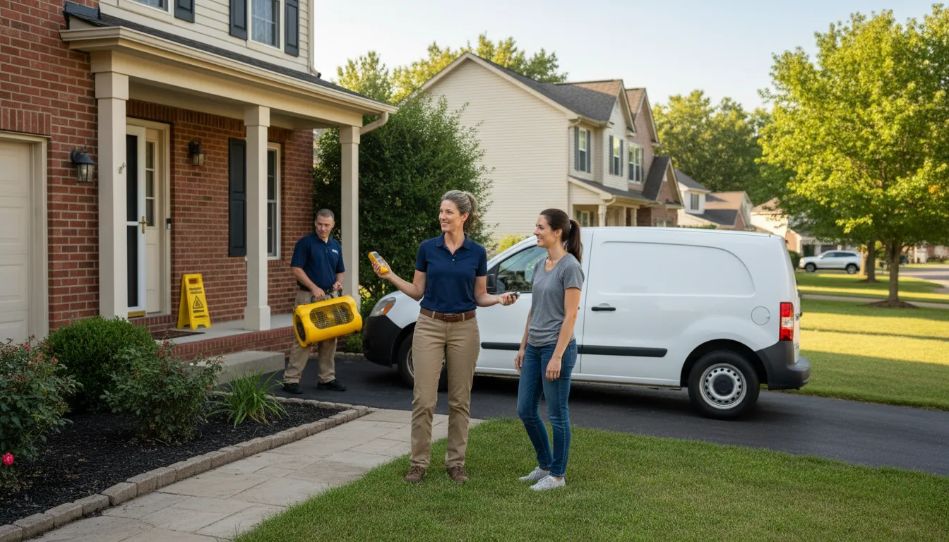 Water restoration image for Dehumidification And Cleanup Services in Lodi, MO